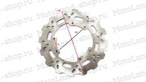 Диск тормозной передний (240x115x4) (отв: 6x45) #2 Диск тормозной передний (240x115x4) (отв: 6x45) #2