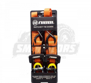 Ремень крепления груза (пара) NIBBI оранжевый Ремень крепления груза (пара) NIBBI оранжевый