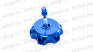 Пробка бензобака кросс CNC синяя Пробка бензобака кросс CNC синяя