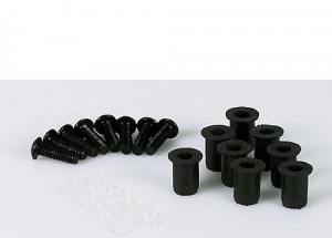 Болты с резиновой вставкой для пластика 8шт. PW 160-201 Болты с резиновой вставкой для пластика 8шт. PW 160-201