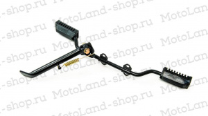 Подножка водителя с бок. подставкой (прямая) мопед Alpha Подножка водителя с бок. подставкой (прямая) мопед Alpha