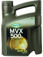 �������� ����� YACCO MVX 500 TS 4T 20W50, 4 �.