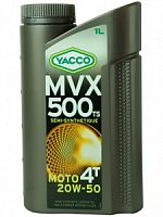 �������� ����� YACCO MVX 500 TS 4T 20W50, 1 �.